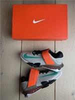 Nike Savaleos Weightlifting Shoes Grey Green Trainers UK 4 EU 35 BNIB