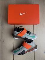 Nike Savaleos Weightlifting Shoes Grey Green Trainers UK 3.5 EU 34.5 BNIB