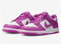 Nike Dunk Low BG Big Kids White Active Fuchsia Pink Trainer Sneaker UK4 EU36.5