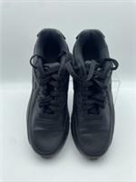 Nike Air Max Black Leather Older Kids Trainers Triple Black UK 4 EU 36.5