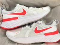 NIKE REACT MILLER TRAINERS WOMENS UK 4 EU 37.5 WHITE RED PE SCHOOL CW1778-101