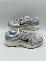 Nike P-6000 White Silver Black Sneakers Casual Running Shoes UK 7 EU 41 New