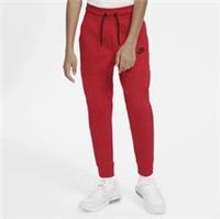 NIKE TECH FLEECE OLDER KIDS PANT UK S UNISEX 'UNIVERSITY RED' - CU9213 657