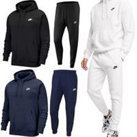 NIKE Club Mens Full Tracksuits Hoodie Joggers S-XXL - M Regular