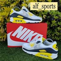 ❤ BNWB & Authentic Nike Air Max 90 White Lightening Trainers in UK Size 10