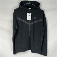 Nike Tech Fleece Full Zip Hoodie Black Boys XL RRP£75 40 Chest