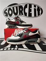 NIke Air Max 90 'Team Red Gum' White/Team Red-Cool Grey-Black 7.5UK/8.5US BNIB