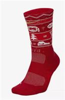 NIKE CHRISTMAS ELITE CREW SOCKS SIZE 2-5 SMALL 34-38 2 PAIRS SX7866-687 GIFT