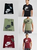 NIKE AIR MAX SHORT SLEEVE CREW NECK T-SHIRT - L Regular