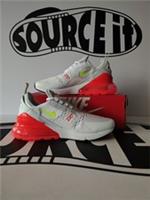 Nike Air Max 270 'White Bright Crimson Volt' Black 7UK/9.5US BRAND NEW