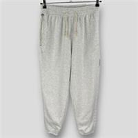 NIKE Womens Grey Cuffed Joggers Dri-FIT Swoosh Fly Pants M DA6465-051 NEW - M Regular