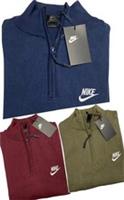 NIKE LONG SLEEVE BRAND NEW REGULAR FIT QUARTER ZIP JUMPER - L Regular