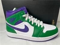 NIKE AIR JORDAN 1 MID TRAINERS UK SIZE 6.5 EUR 40.5 HULK BOOT 554724-300