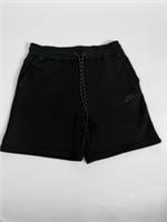 Nike Kids Black Athletic Shorts Size M Logo Drawstring Waist Workout Gym