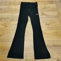 Nike Air Jordan Brooklyn Tight Joggers Womens M Black Bootcut Stretch Flare NEW - M Regular