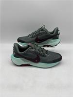 Nike Pegasus Trail 5 GS Fashion Trainers Green Burgundy UK 4 EU 36.5 New