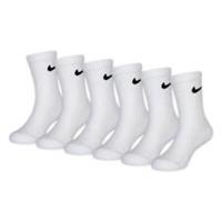 NIKE 3/6 PAIR COTTON CUSHIONED CREW SOCKS SPORTS SOCKS CHILD/JUNIOR SIZES 6-2 UK