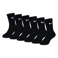 NIKE 6 PAIR COTTON CUSHIONED CREW SOCKS SPORTS SOCKS CHILD/JUNIOR SIZES 6-2 UK