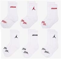 NIKE AIR JORDAN 6 PAIR OF CREW SOCK SPORT SOCK SIZES 5 INF - 2 JUNIOR AGES 3-7