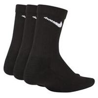 NIKE 3 PAIR COTTON CUSHIONED CREW SOCKS SPORTS SOCKS CHILD/JUNIOR SIZES 6-2 UK
