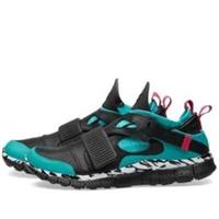 NIKE LAB FREE HUARACHE CARNIVORE SP 5.0 - BLACK / GREEN - 801759 350 - UK 5.5
