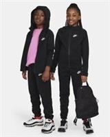 New Nike Kids Unisex Full Black Tracksuit Full Zip Top + Joggers Casual Size S