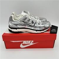 Nike P-6000 Metallic Silver Grey White UK 5 5.5 7 7.5 8 8.5 9 10 US New
