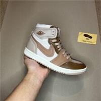 Nike air Jordan 1 high method of make brown ivory Uk4.5 Brand New£ FB9891200