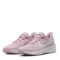 Girls Pink & White Nike Star Runner 4 Road Running Trainers Size 10 RRP £42.99