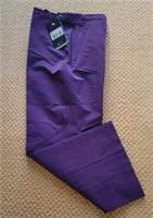 Nike Dri Fit 3/4 Length Sport Trousers Ladies Size UK8 Purple New With Tags - 8 Regular