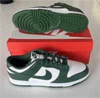 Nike Dunk Low Retro. White/Team Green. Mens Size UK 11