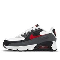Nike Air Max 90 Children's Trainers White/Red/Black-New-Genuine-RRP £65