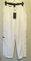 Nike Womens Track Trousers Mesh Lined Zip Ankles Pockets 12/14 Uk BNWT* White - M Regular