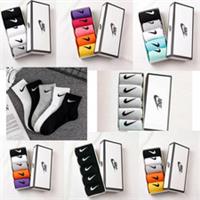 Nike Socks 5 Pairs Pack Sports Cotton Casual Mid-Tube Socks Xmas Gift