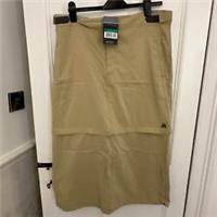 Bnwt Nike ACG Beige Zip Off Skirt Midi 2 Lengths Size XL Up To Waist 38 Adjust - XL Regular