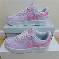 New Nike Air Force 1 07 Paisley Pack Pink Women's UK SIZE 6 EU 40