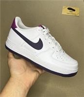 Nike Air force 1 Low Trainers white purple fuchsia gs Uk4.5 Brand New✅ FV5948111