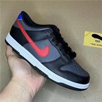 Nike Dunk Low Trainers black red blue gs Uk5.5 Brand New✅ FV0373001
