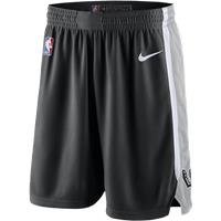 San Antonio Spurs Icon Edition Men's Nike NBA Swingman Shorts - Black - Polyester