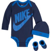 Nike Baby (06M) 3-Piece Set - Blue - Cotton