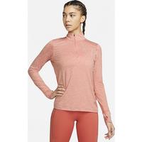 Nike Element Women's 1/2-Zip Running Top - Orange