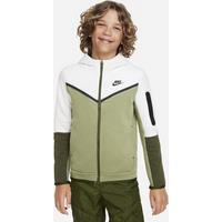 Nike Sportswear Tech Fleece Older Kids' (Boys') Full-Zip Hoodie - White