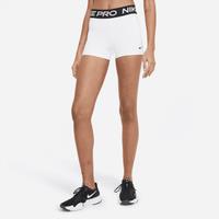Nike Pro Women's 8cm (approx.) Shorts - White - Polyester/Elastane