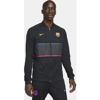 F.C. Barcelona Men's Full-Zip Football Jacket - Black