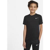 Nike Dri-FIT Miler Older Kids' (Boys') Training Top - Black - Polyester