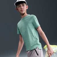 Nike Dri-FIT Miler Older Kids' (Boys') Training Top - Green - Polyester