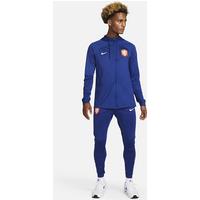 Netherlands Strike Men's Nike Dri-FIT Hooded Football Tracksuit - Blue