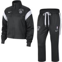 Brooklyn Nets Courtside Women's Nike NBA Tracksuit - Black