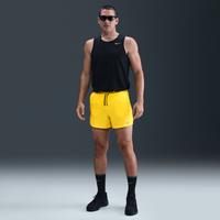 Nike Stride Men's Dri-FIT 13cm (approx.) Brief-Lined Running Shorts - Yellow - Polyester