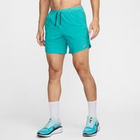 Nike Stride Men's Dri-FIT 18cm (approx.) Brief-Lined Running Shorts - Green - Polyester